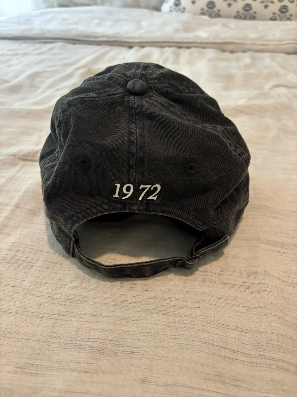 Nike Black Baseball Cap with White Script Logo